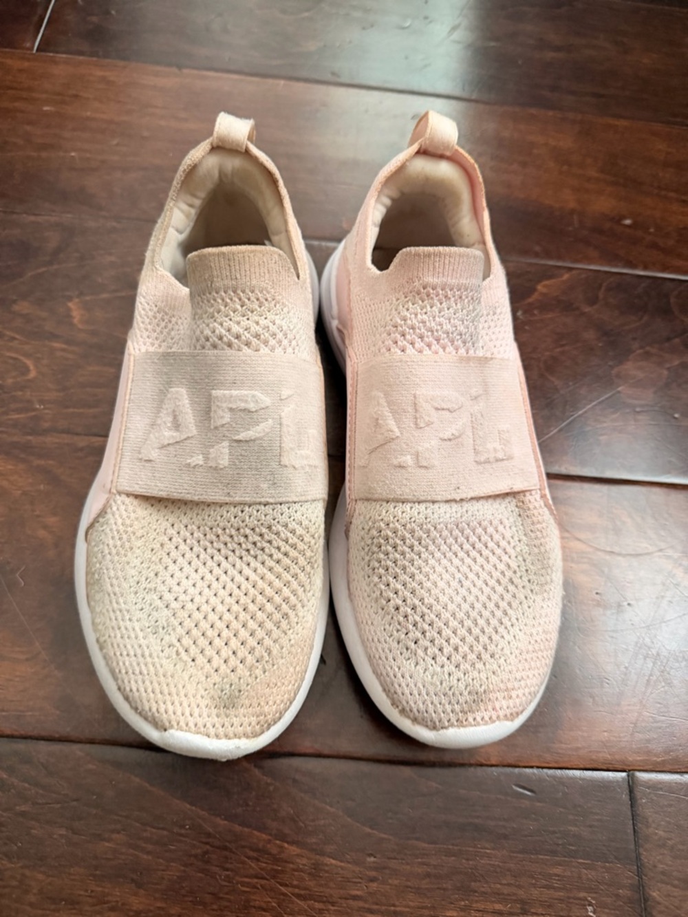 APL Kids Slip-On Knit Sneakers in Blush Pink